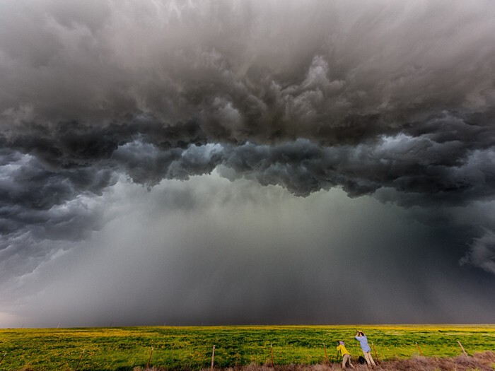 Тучи в шторм в Техасе (Christopher Evans)