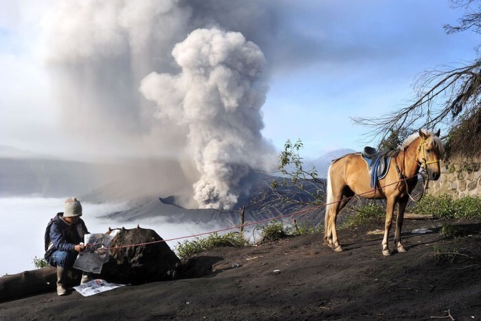 Активный вулкан Бромо в Индонезии (Ivan Tykhy)