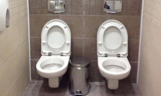 Туалет для настоящих друганов