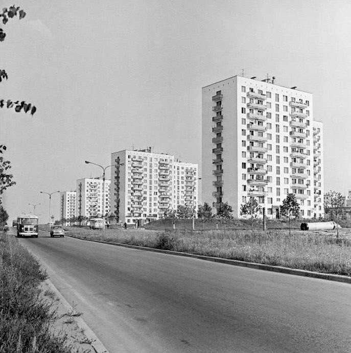 Улица Каховка. Черемушки. 1966 год.