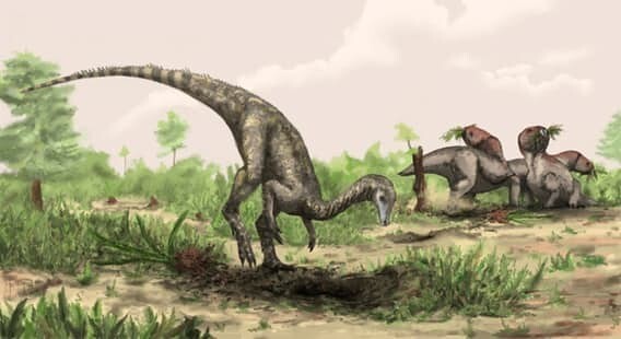 Какой динозавр появился первым?