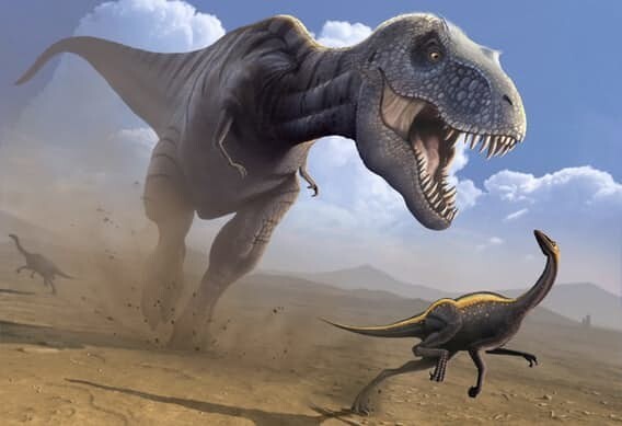 Как динозавры охотились?