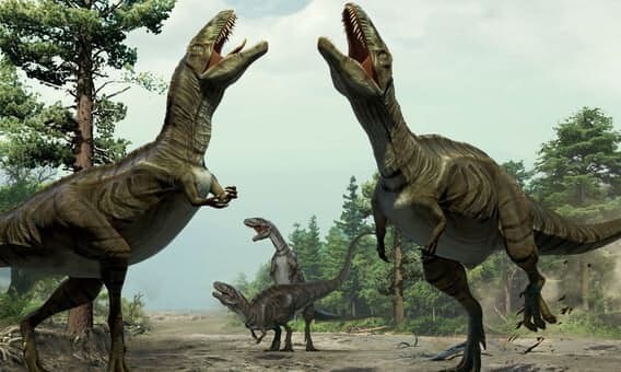 Как динозавры создавали пары?