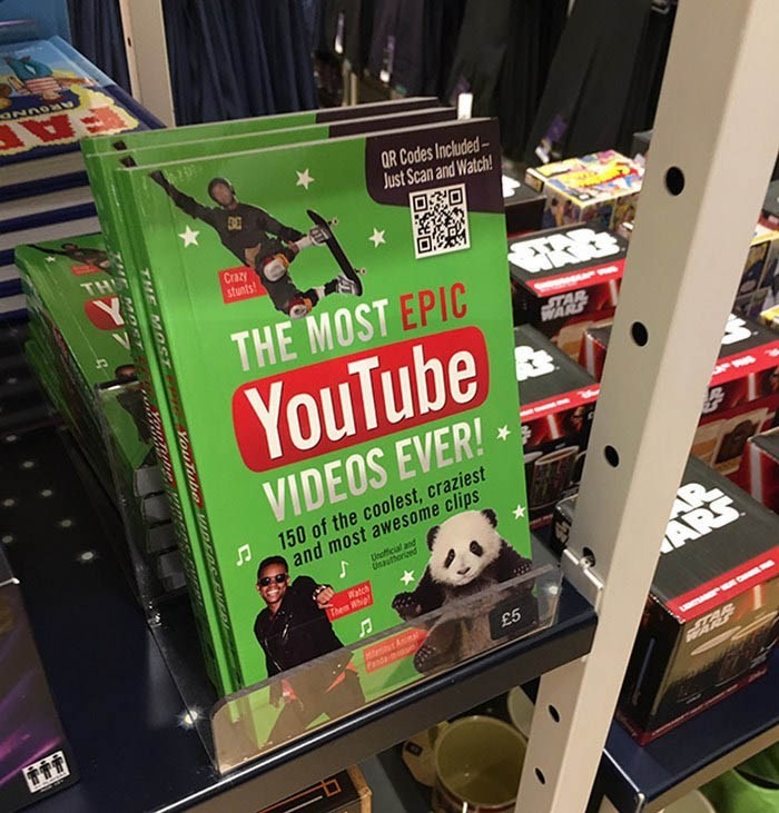 Лучшие ролики с YouTube? Книга?