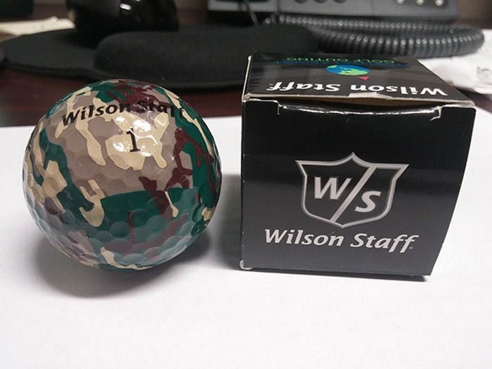 «Дизайн» мячика для гольфа   