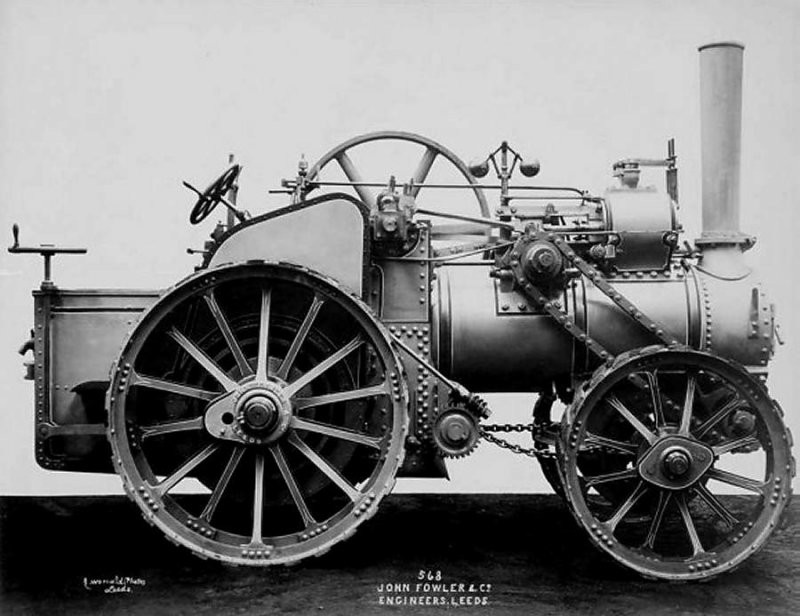 1885 4WD Fowler Traction Engine