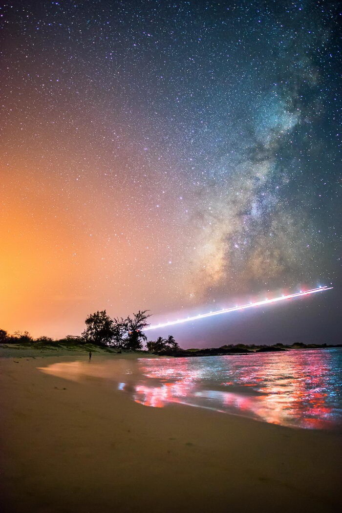 Млечный путь над Гавайями: фото Ulderico Granger