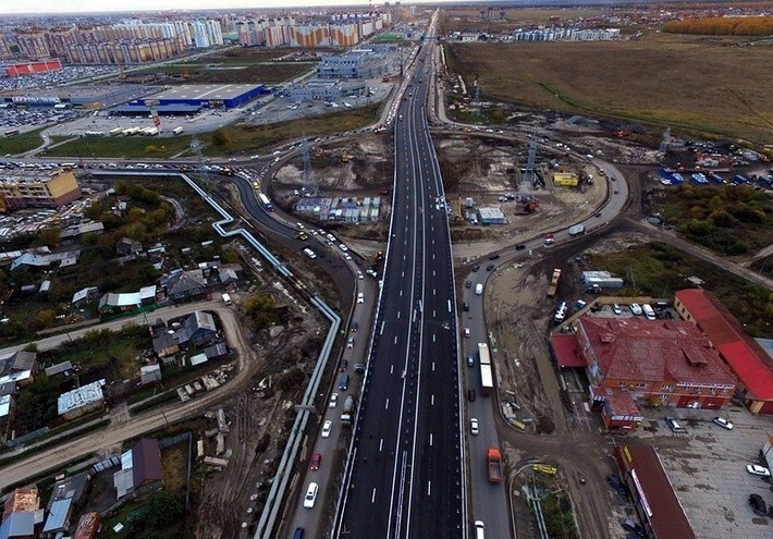 44. В Тюмени в рекордные сроки построена новая транспортная развязка