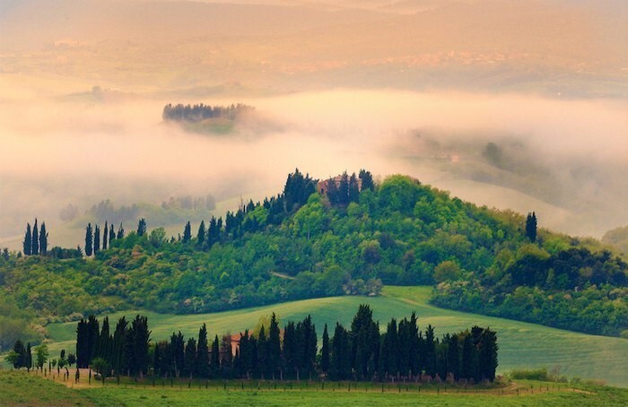 Осенняя Тоскания... Фотографии засыпающей природы