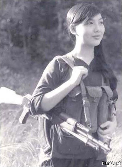 Девушка-партизанка, Вьетнамская война, Вьетнам, 1961 год