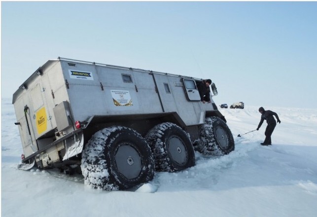 Российский вездеход Бурлак прошёл комплексные испытания и готов к покорению Северного полюса