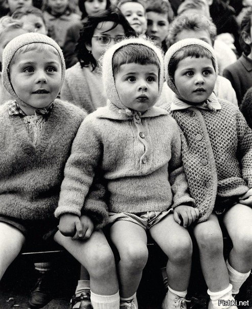 Дети в кукольном театре, Париж, 1963 год