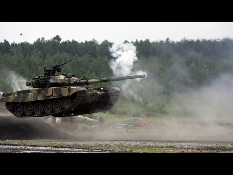 Знаменитый русский "летающий" танк Т90 