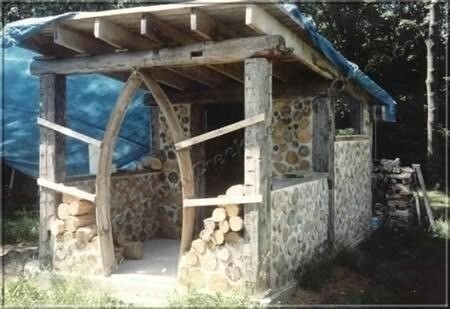 Эко строительство: Дом из дров