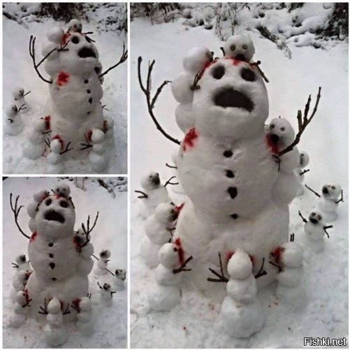 Несколько отличных идей для снеговиков