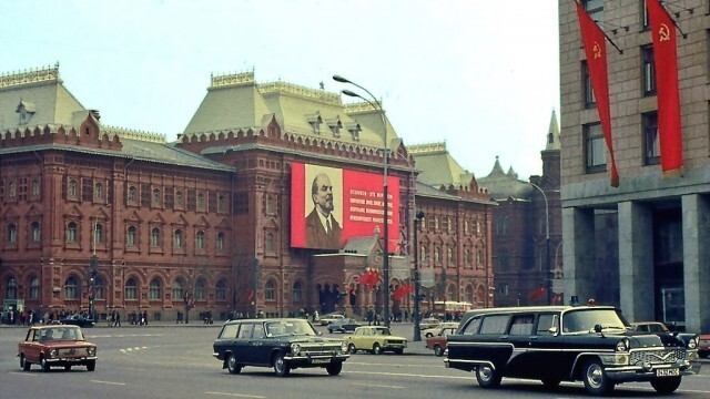 Немного советской Москвы в цвете