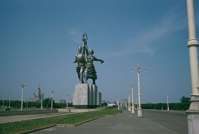 Немного советской Москвы в цвете