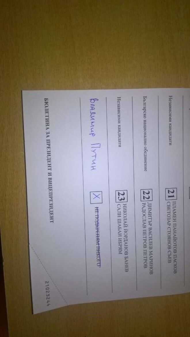 Коротко о президентские выборы в Болгарии 06.11.2016