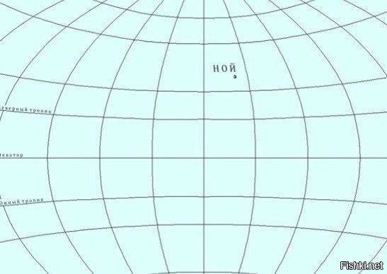 Физическая карта мира 5500 лет до н