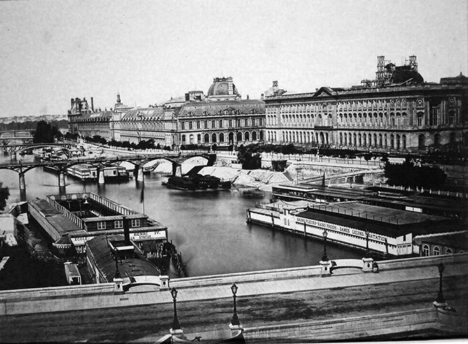 1850-е. Вид Сены с Нового моста