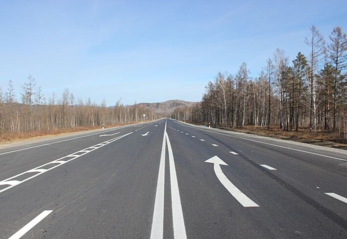 31. В Амурской области после реконструкции открыто движение по участку трассы А-360 «Лена»