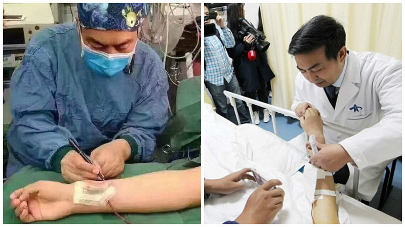 Китайский врач вырастил для пациента новое ухо