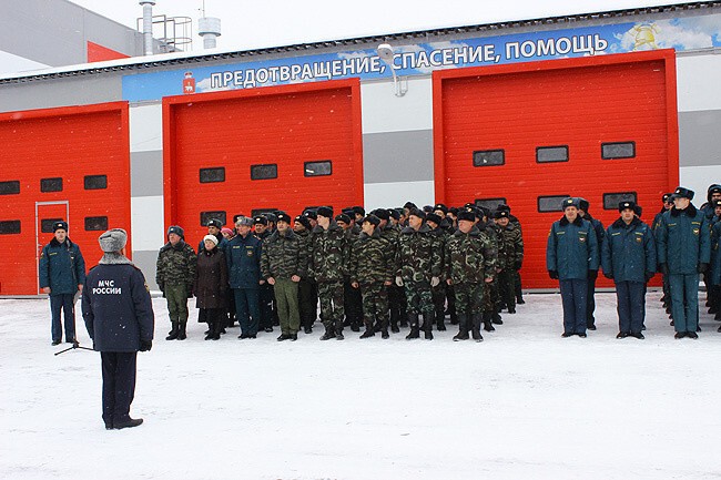 44. В Пермском крае открыли пожарное депо