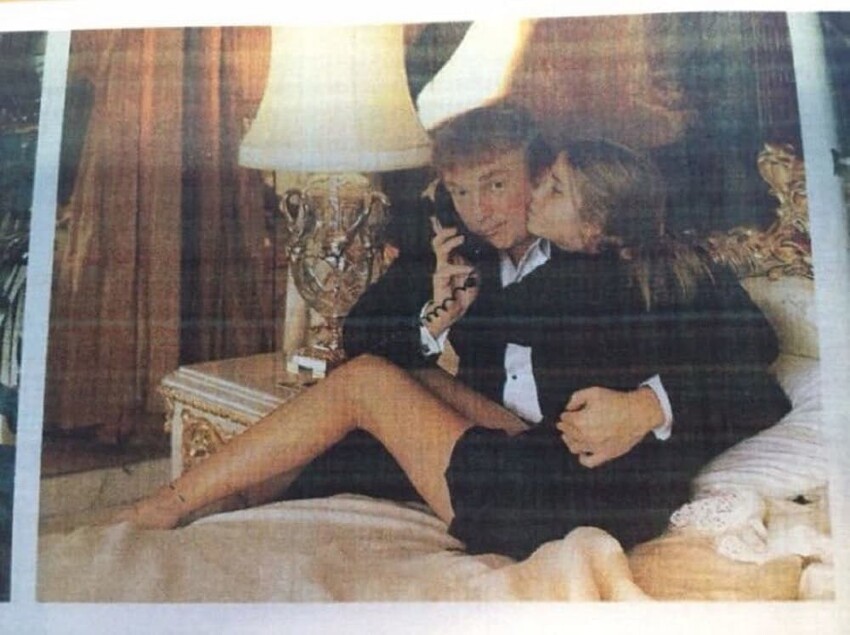 3.  Еще один снимок Трампа с дочерью