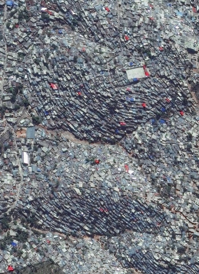 Гаитянский городок Жереми после урагана
