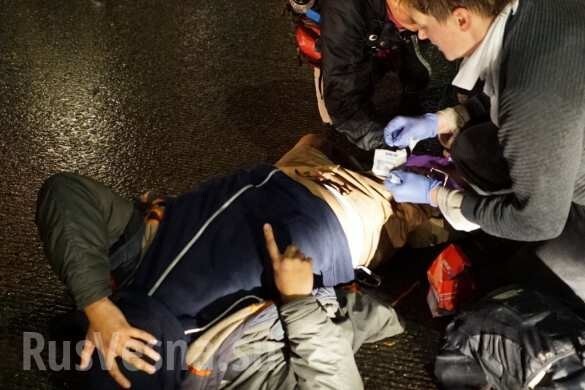 МОЛНИЯ: неизвестный снайпер подстрелил протестующего на майдане в Портленде  Геополитика