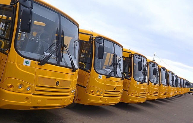 2. В Пермский край поступило 63 новых школьных автобуса