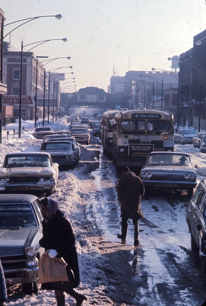 Зима в Чикаго, 1967 год.