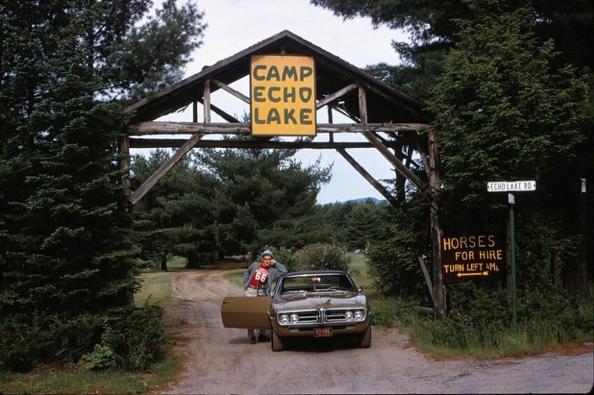 Летний лагерь Эхо-лэйк в Адирондакских горах, штат Нью-Йорк, 1967 год.