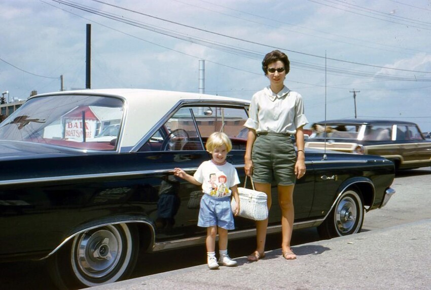  Мама с дочкой, 1964 год.