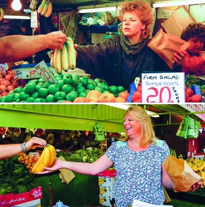 Дженнифер работала по субботам на фруктово-овощном рынке в течение четырех лет