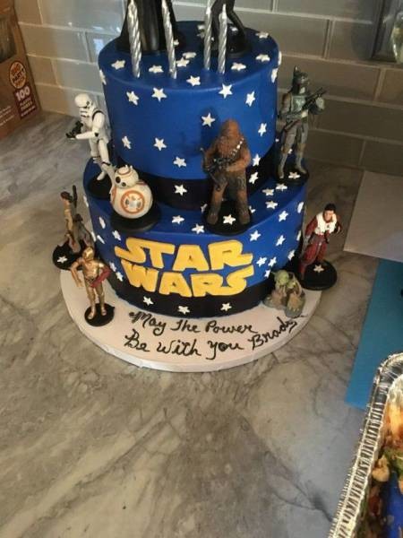 Торт для поклонника "Звездных войн"