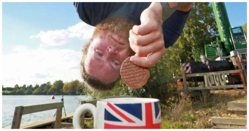 Британский банджи-джампер, сумевший в прыжке с многометровой вышки обмакнуть печенье в чай, попал в Книгу рекордов Гиннеса