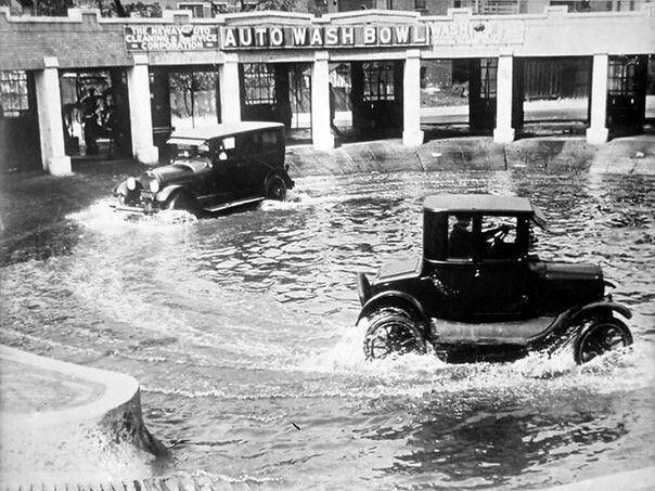Автомойка. Чикаго, 1924 год.