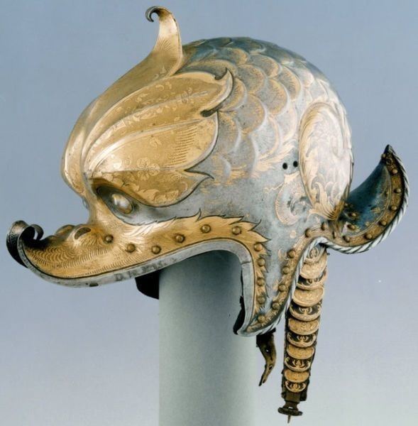  Кольман Helmschmid, шлем (бургиньот) императора Карла V, 1530,