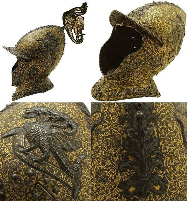  Филиппо Негроли. Шлем сделан для императора Карла V. Милан, 1533