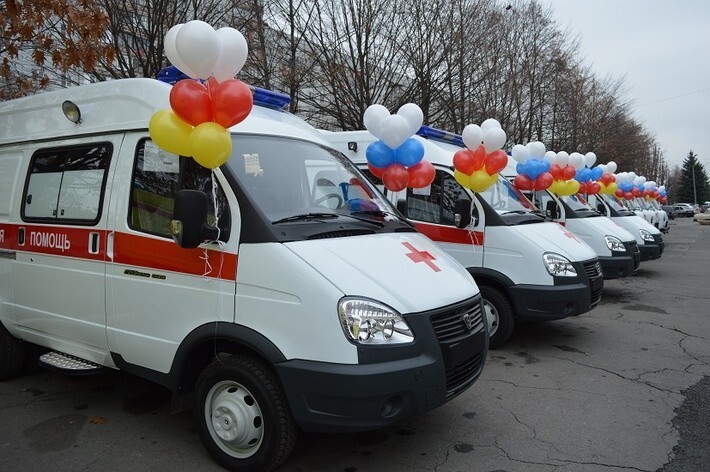 2. В Северную Осетию поступили 8 машин скорой помощи