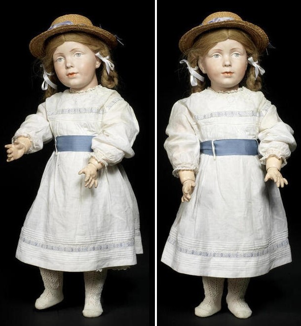 Выпущенная немецкой кукольной фабрикой Kämmer & Reinhardt в начале прошлого века.