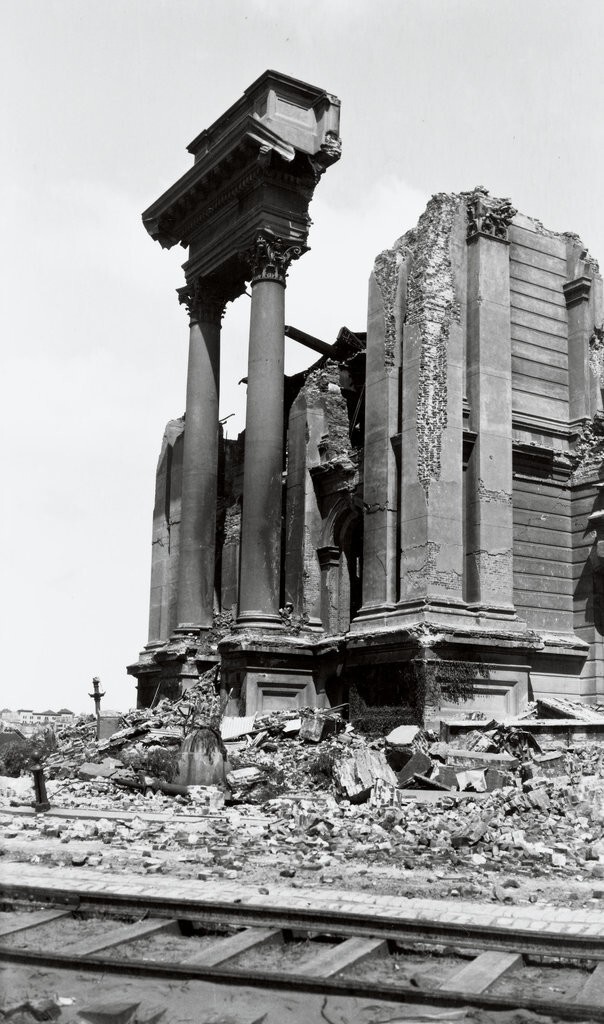Сан-Франциско, 1906 г. Развалины мэрии