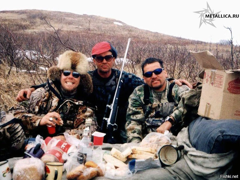 James Hetfield на охоте в России