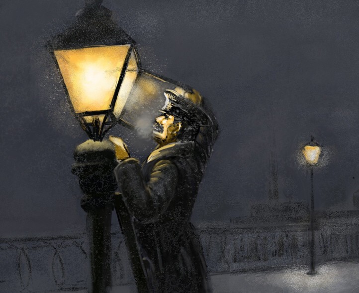 В 1731 году в Москве зажглись первые уличные фонари