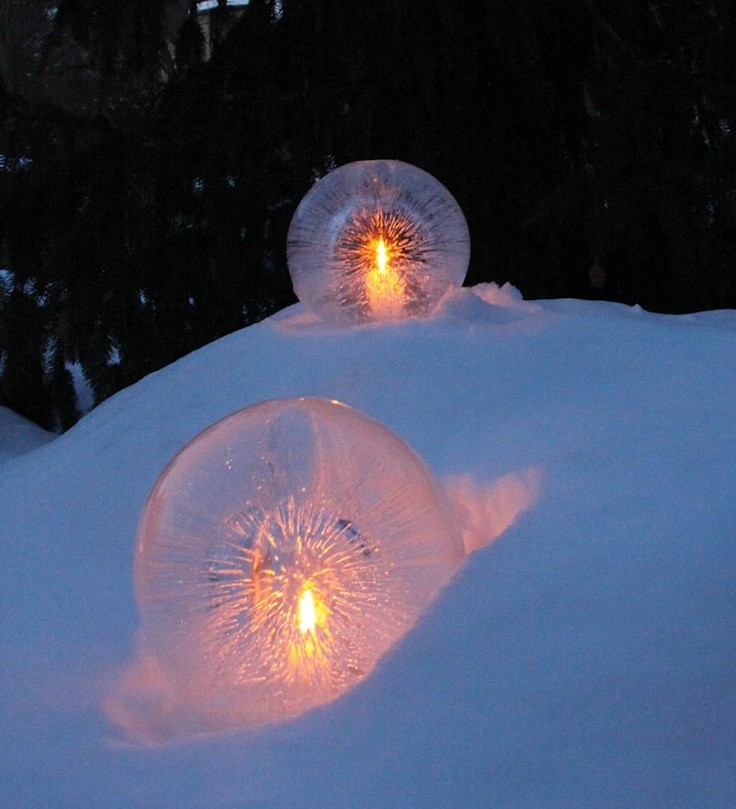 Ледяные шары света 