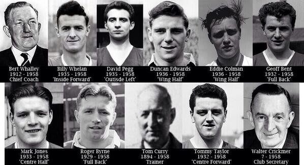 1958 год. ФК "Манчестер Юнайтед".