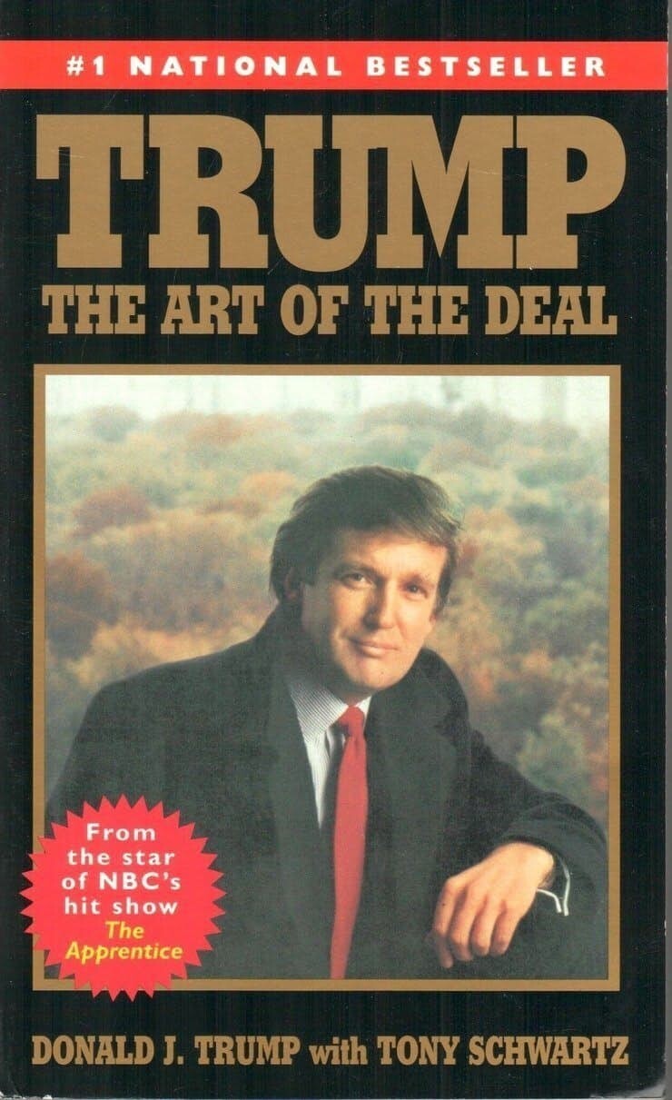 3. Книга "The Art of the Deal", продано более 1 млн экземпляров.