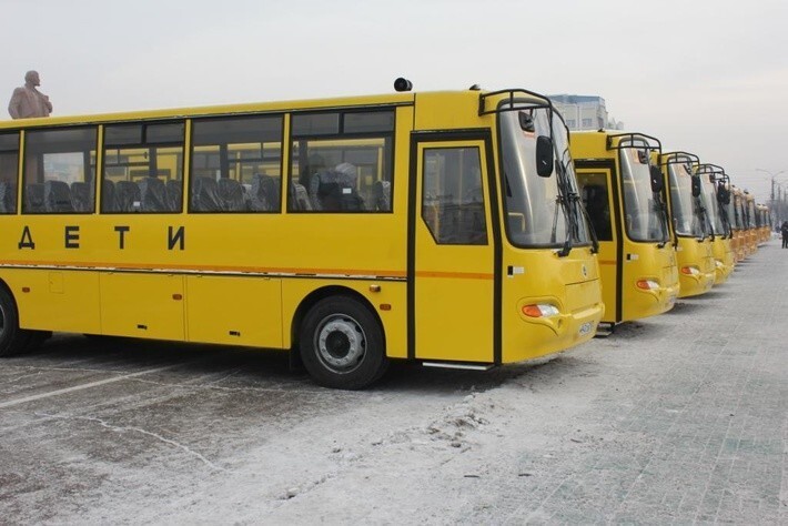  2. 18 школьных автобусов поступили в Забайкальский край 
