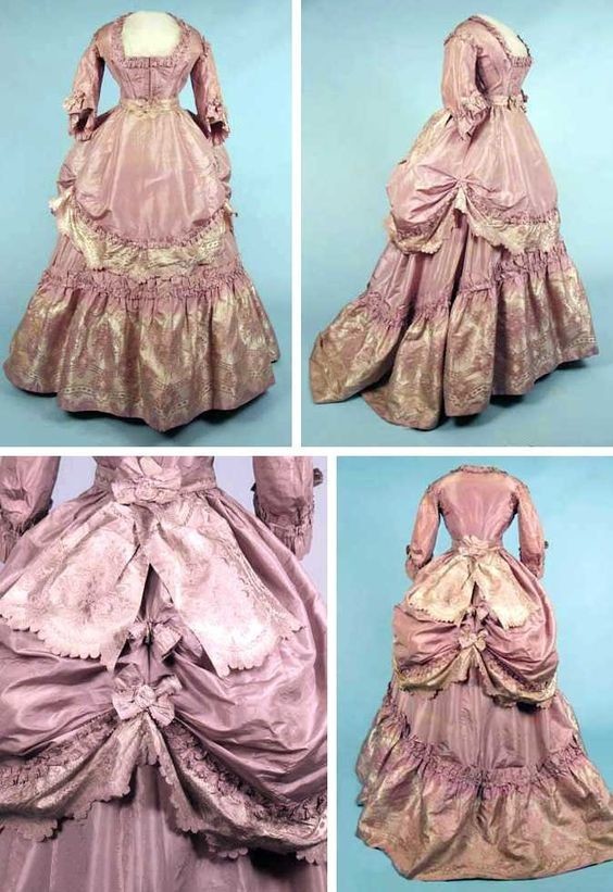 Повседневное платье 1870 год